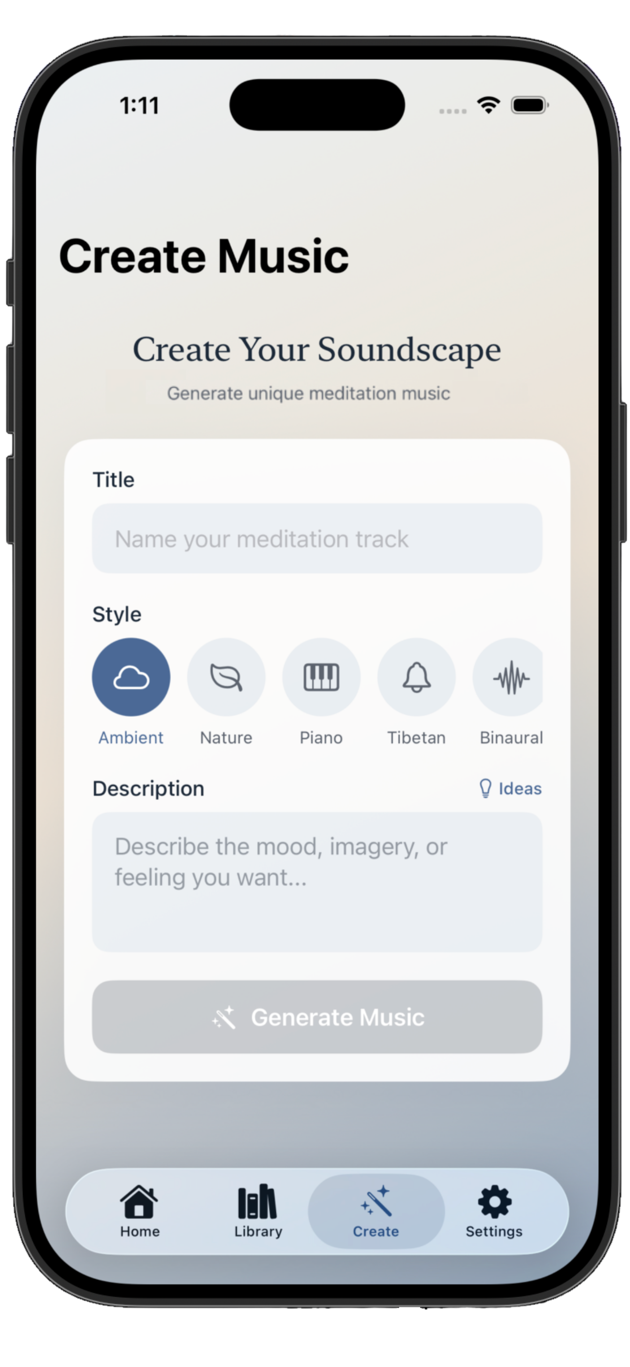 Still App Interface